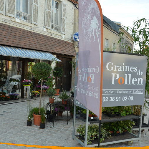 Espace dédié aux fleurs à Neuville-aux-Bois